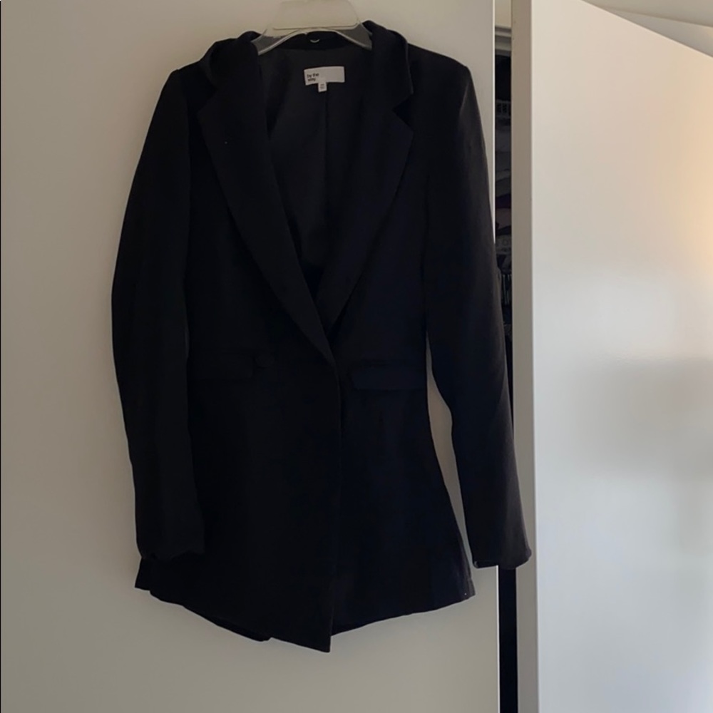 Black blazer romper